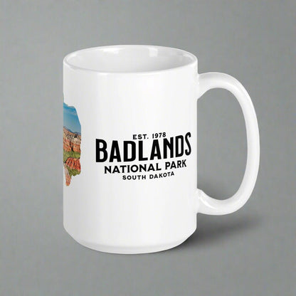 Badlands National Park bison mug alternate product angle
