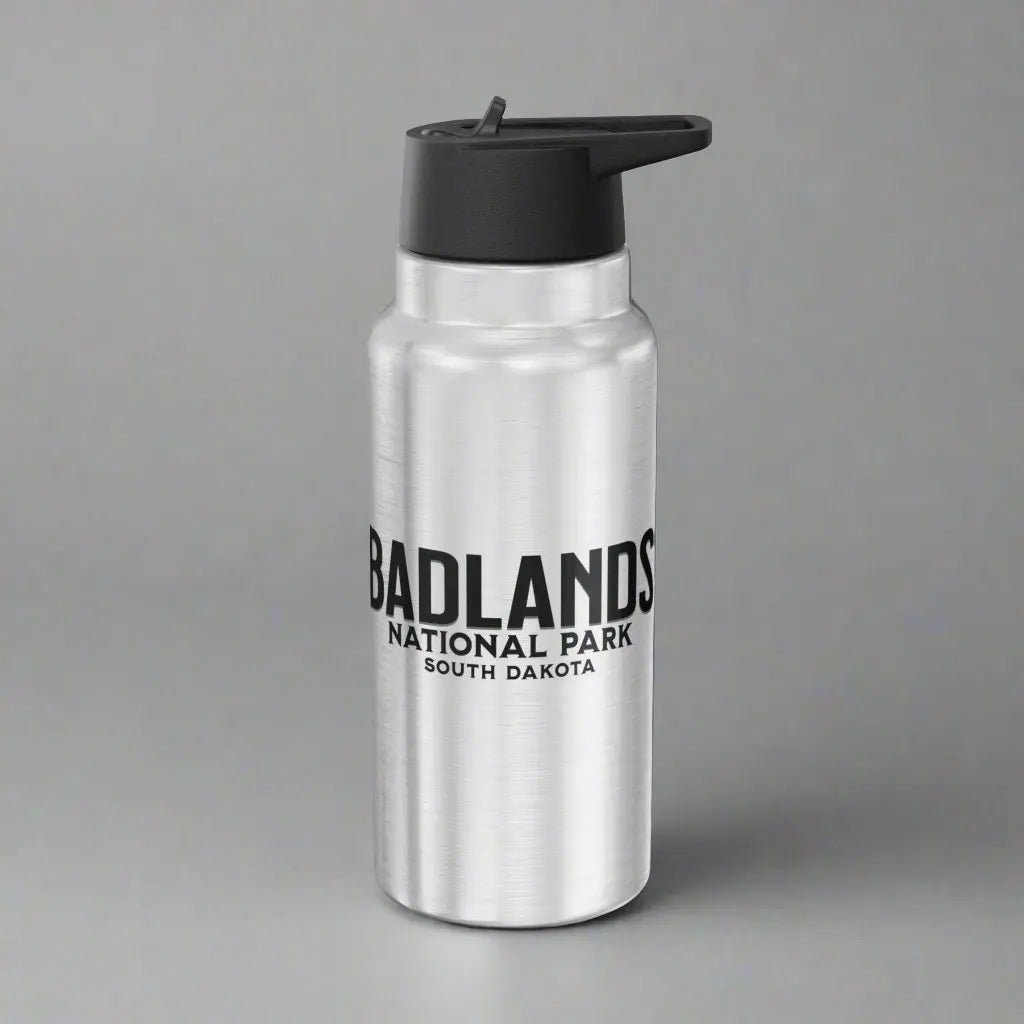 Badlands National Park Insulated Water Bottle Tumbler 32oz - Parks Apparelwater bottle