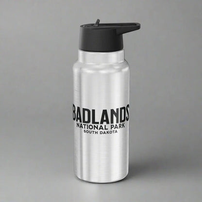Badlands National Park Insulated Water Bottle Tumbler 32oz - Parks Apparelwater bottle