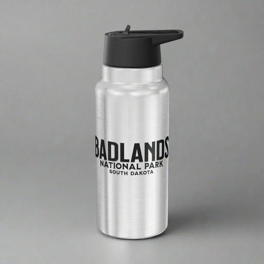 Badlands National Park Insulated Water Bottle Tumbler 32oz - Parks Apparelwater bottle