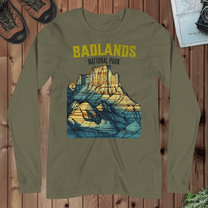 Badlands National Park long sleeve t-shirt primary product view