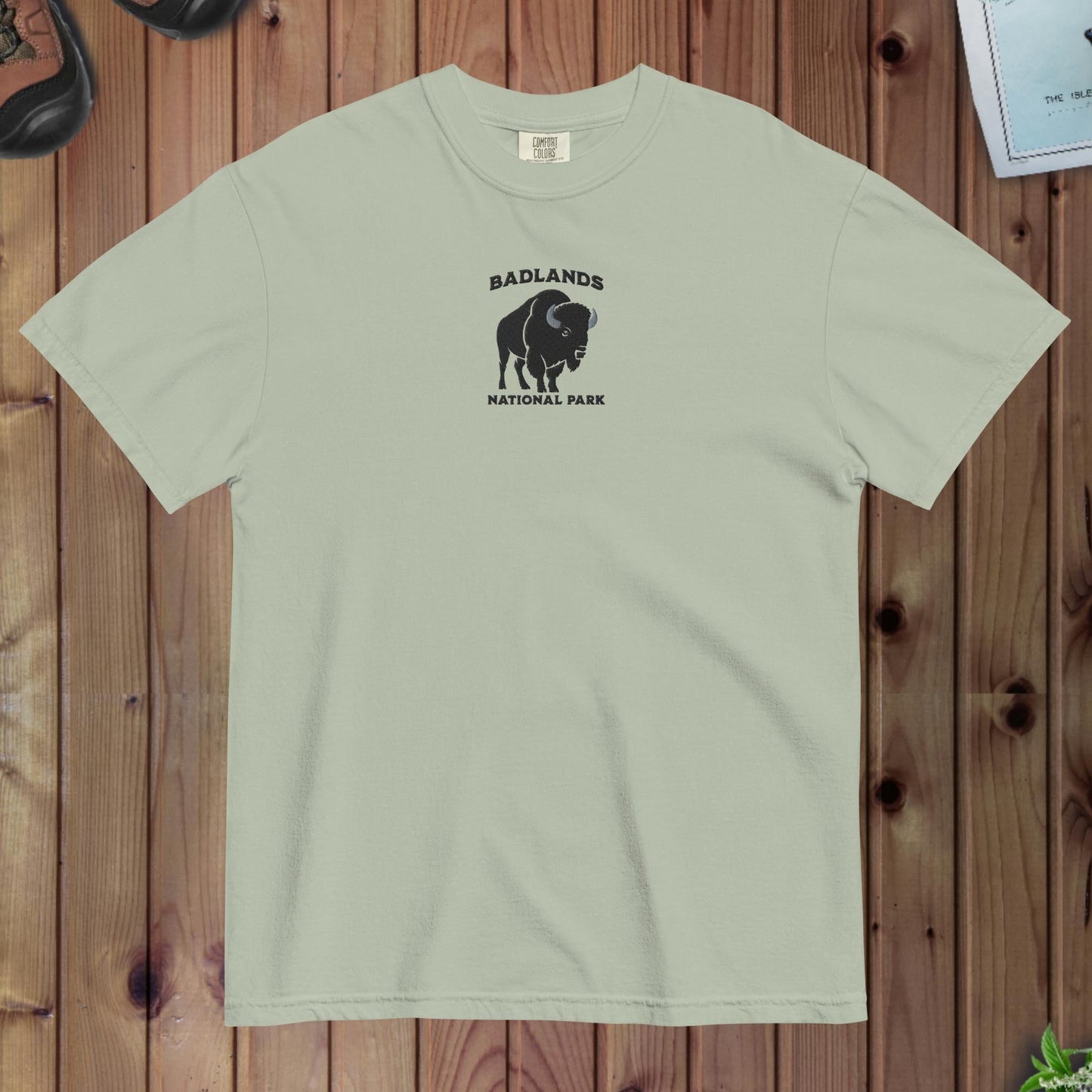 Badlands National Park Premium Embroidered T-shirt - Parks ApparelT-Shirt