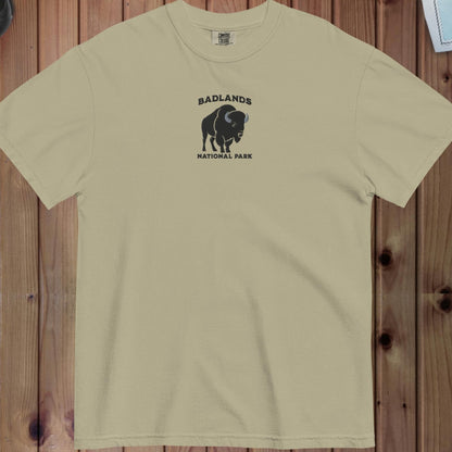 Badlands National Park premium embroidered t-shirt primary product view