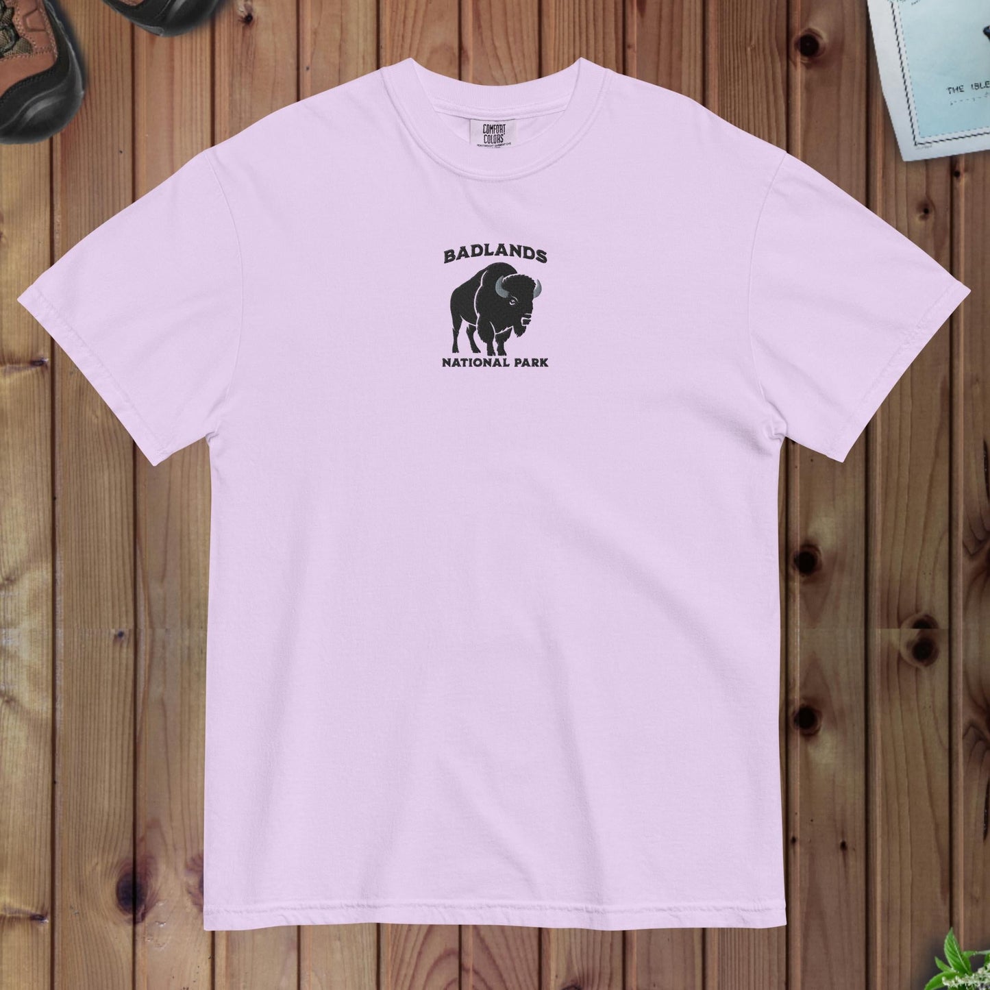 Badlands National Park Premium Embroidered T-shirt - Parks ApparelT-Shirt