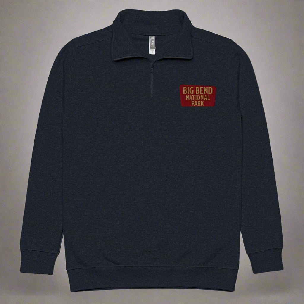 Big Bend National Park 1/4 Zip Fleece Pullover - Parks ApparelSweater