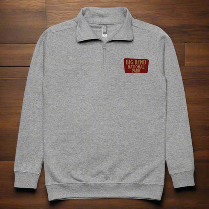 Big Bend National Park 1/4 Zip Fleece Pullover - Parks ApparelSweater