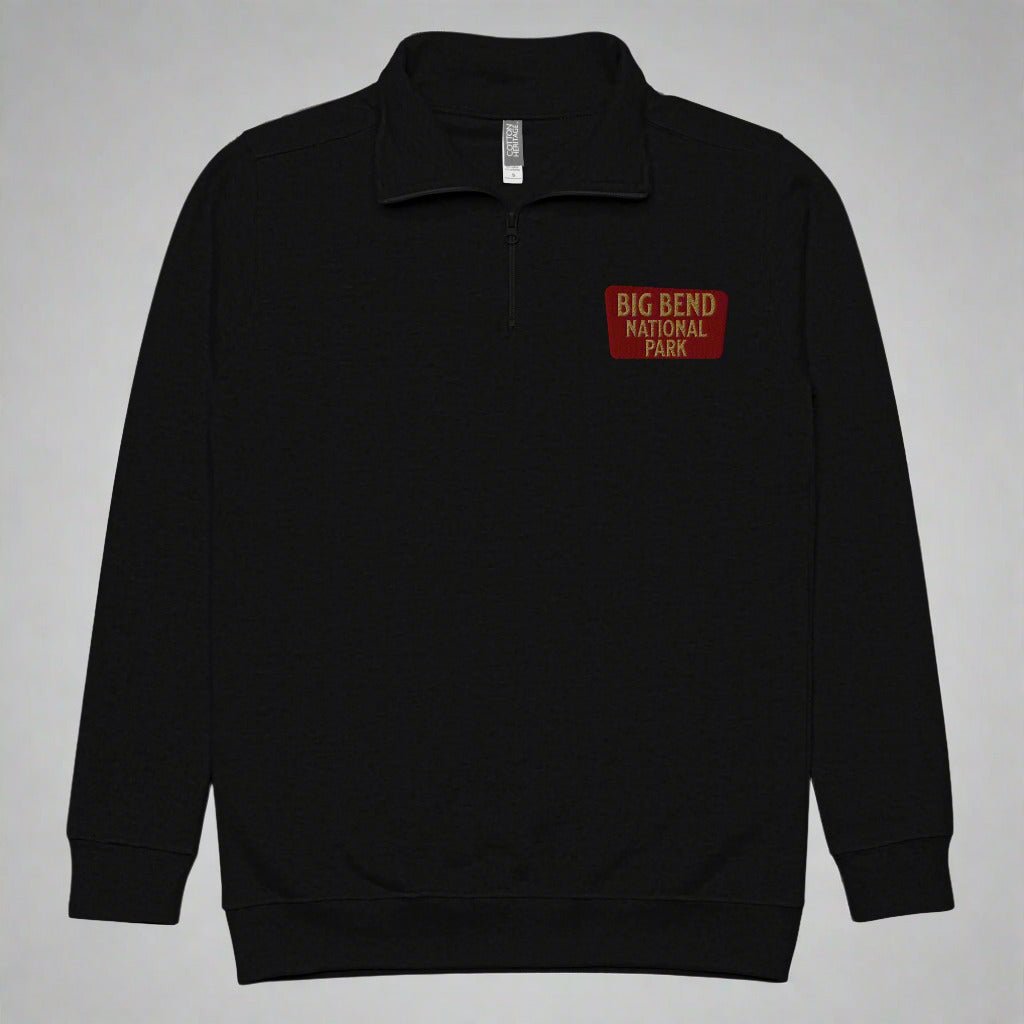 Big Bend National Park 1/4 Zip Fleece Pullover - Parks ApparelSweater