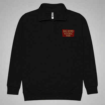 Big Bend National Park 1/4 Zip Fleece Pullover - Parks ApparelSweater