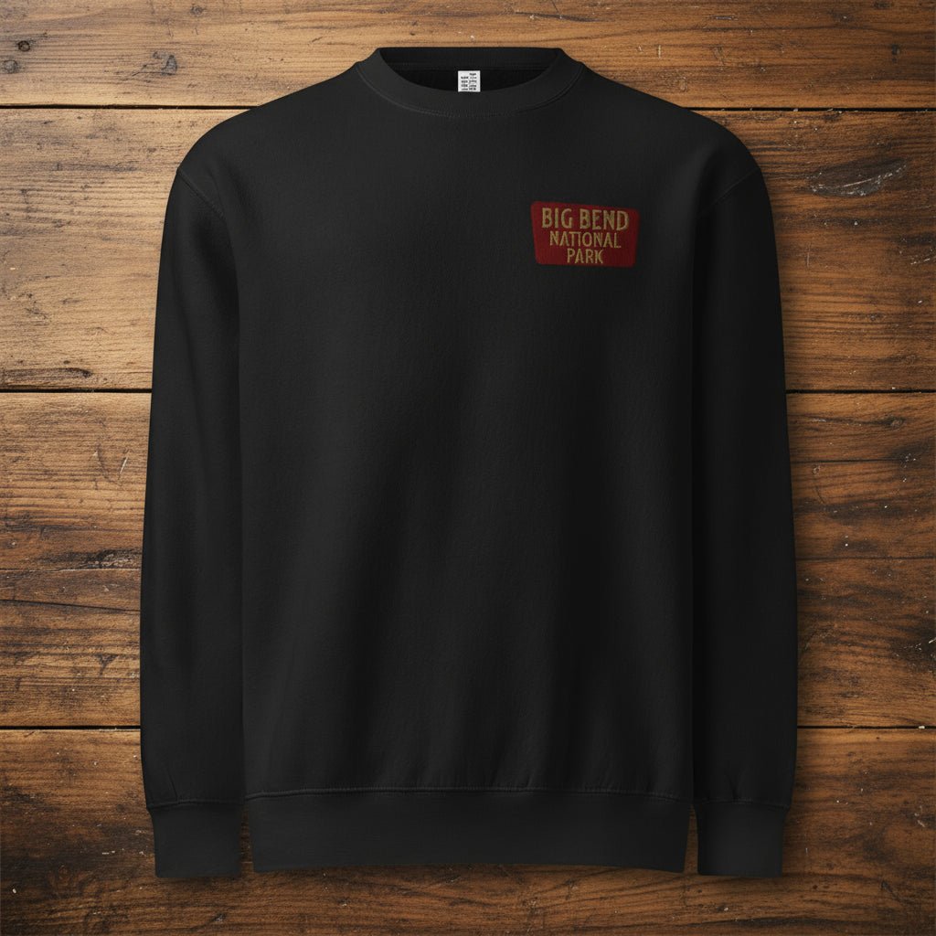 Big Bend National Park crewneck sweatshirt primary product view