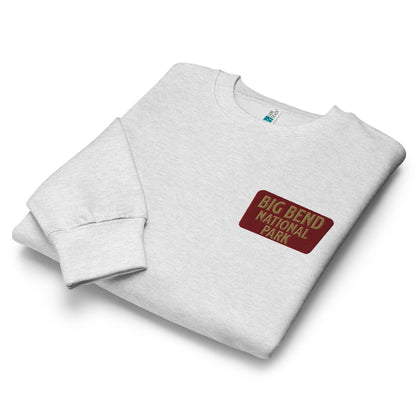 Big Bend National Park crewneck sweatshirt alternate color or product angle