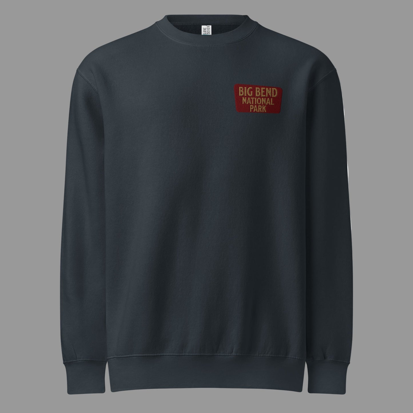 Big Bend National Park crewneck sweatshirt shown in lifestyle or modeled setting