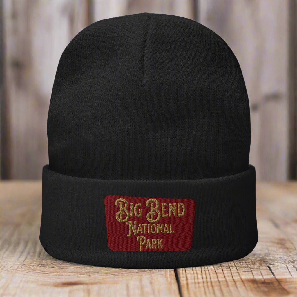 Big Bend National Park embroidered beanie primary product view