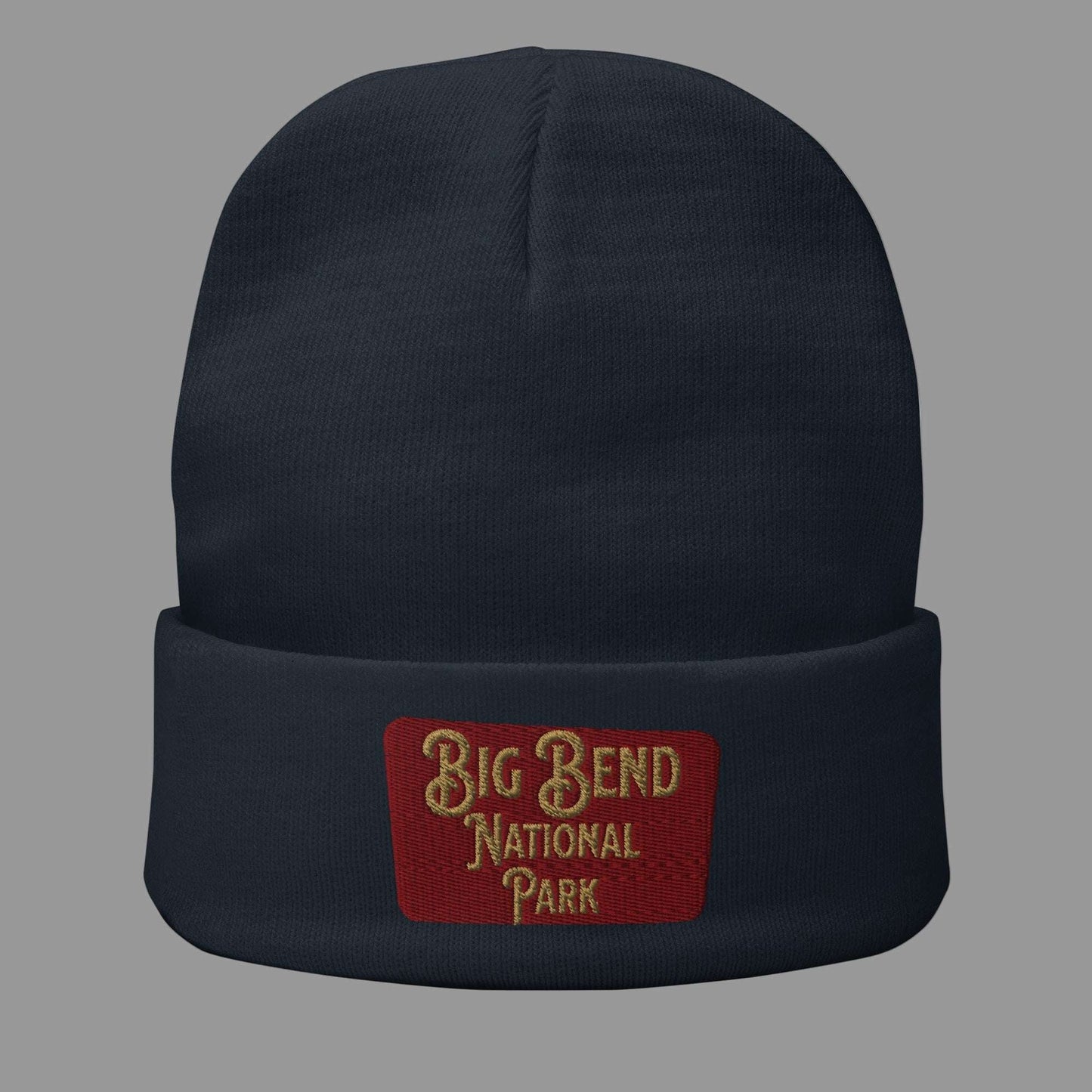Big Bend National Park embroidered beanie alternate product angle
