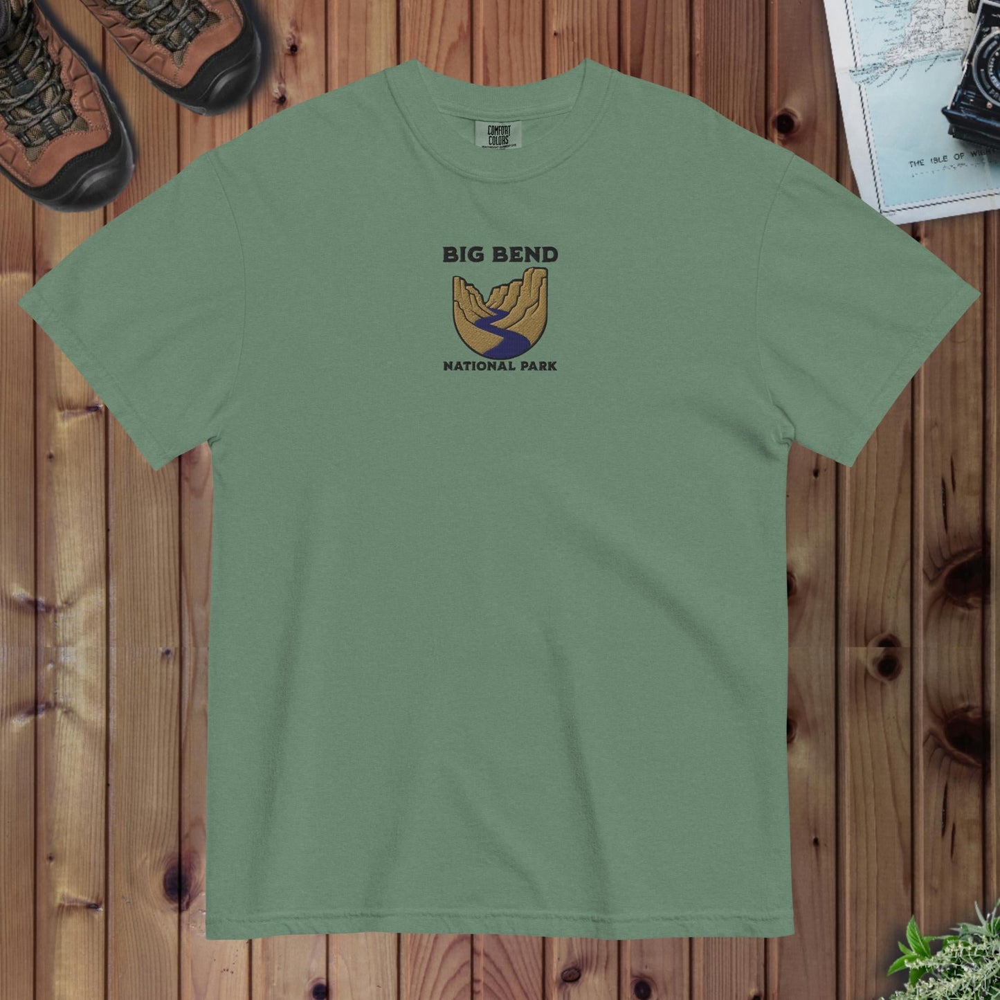 Big Bend National Park Premium Embroidered T-shirt - Parks Apparel