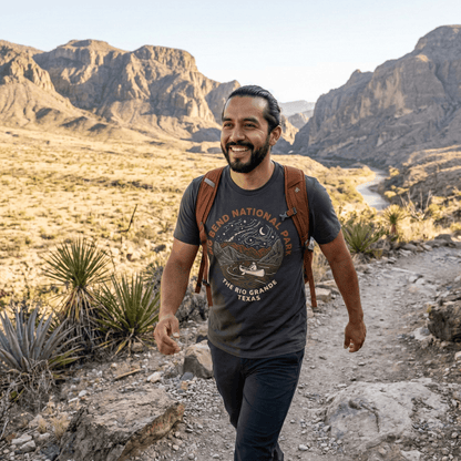 Big Bend National Park Rio Grande graphic t-shirt alternate apparel color or product angle