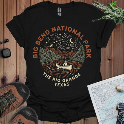 Big Bend National Park Rio Grande graphic t-shirt alternate apparel color or product angle