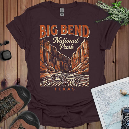 Big Bend National Park river graphic t-shirt primary product view