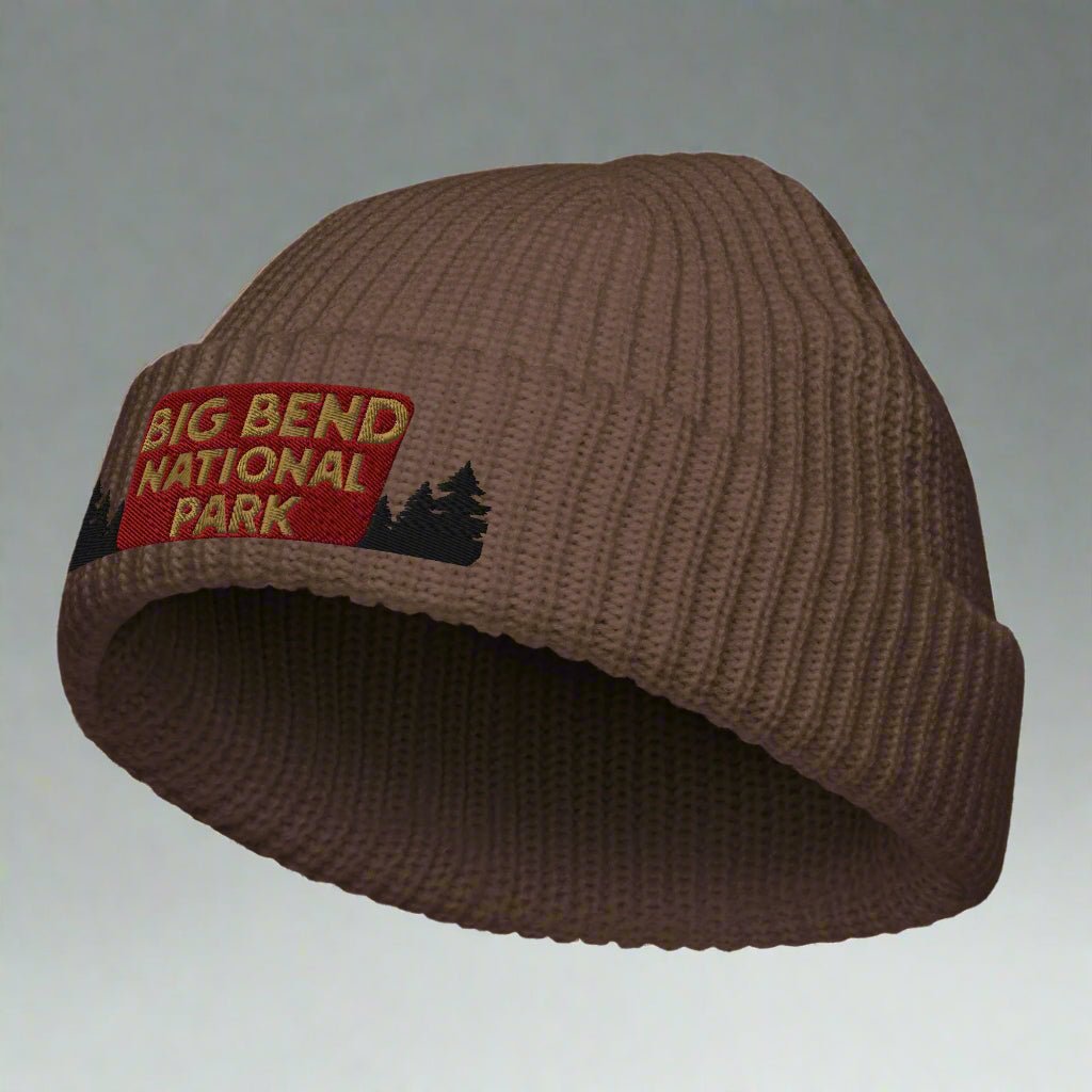 Big Bend National Park Sign Embroidered Beanie - Parks Apparelhat