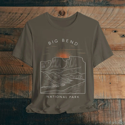 Big Bend National Park T-Shirt Sunrise River - Parks ApparelT-Shirt