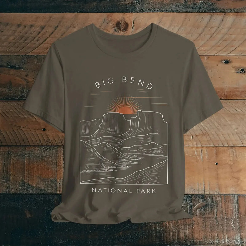 Big Bend National Park T-Shirt Sunrise River - Parks ApparelT-Shirt