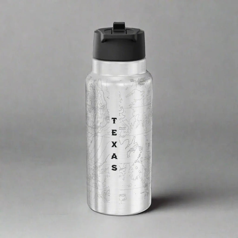 Big Bend National Park Topographic Insulated Water Bottle Tumbler - Parks ApparelMug