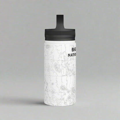 Big Bend National Park Topographic Stainless Steel Water Bottle Handle Lid Texas - Parks Apparelwater bottle