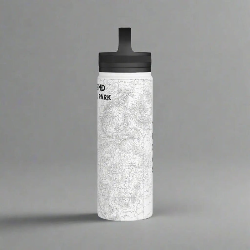 Big Bend National Park Topographic Stainless Steel Water Bottle Handle Lid Texas - Parks Apparelwater bottle