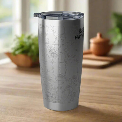 Big Bend National Park Topographic Tumbler 20oz - Parks ApparelTumbler