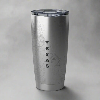 Big Bend National Park Topographic Tumbler 20oz - Parks ApparelTumbler