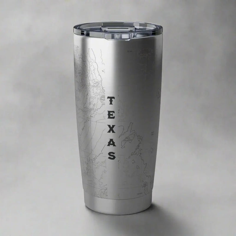 Big Bend National Park Topographic Tumbler 20oz - Parks ApparelTumbler
