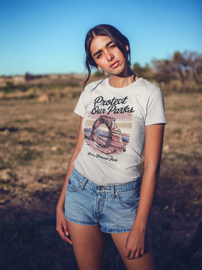 Protect Our Parks Arches Unisex T-Shirt T-Shirt Printify