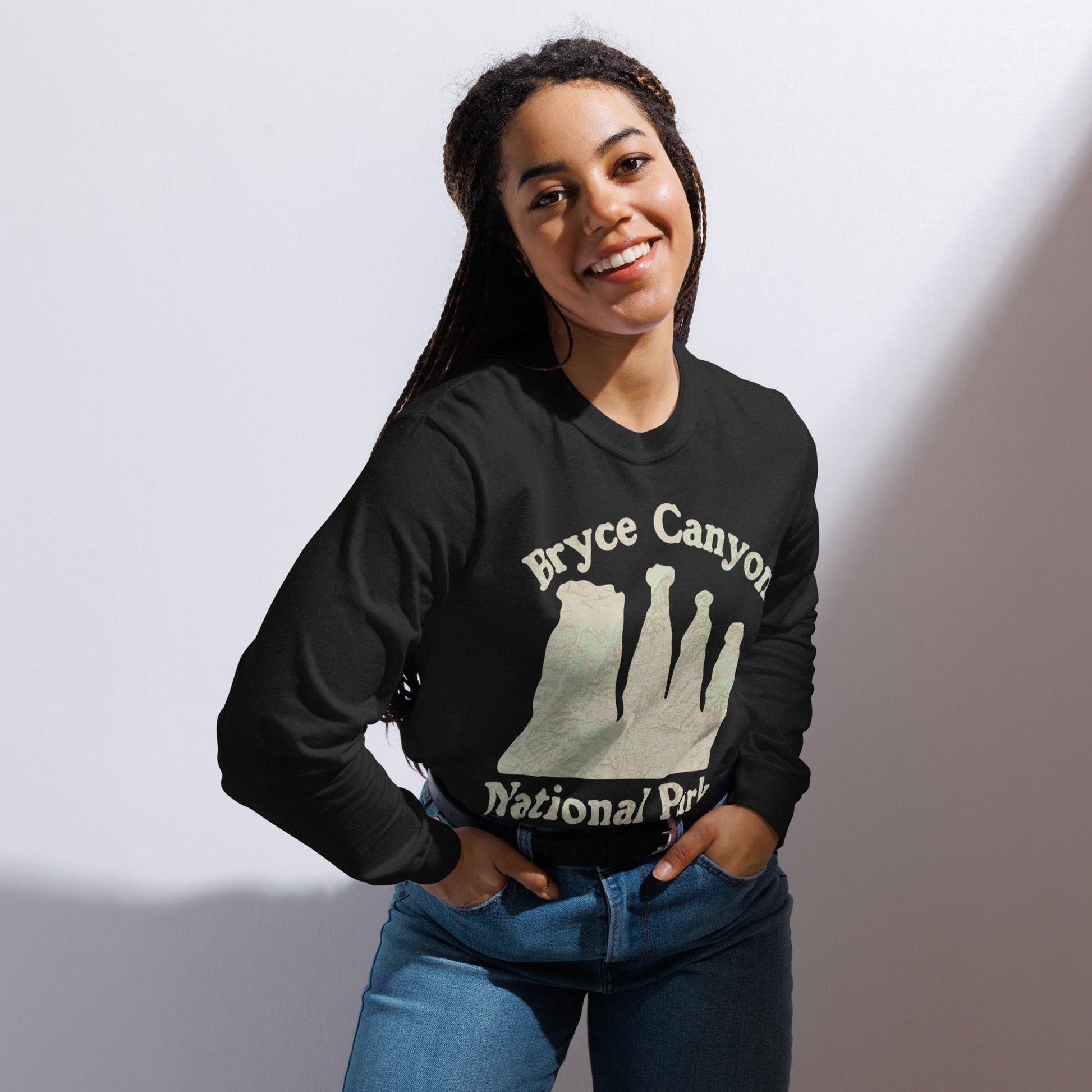 Bryce Canyon Heavyweight Long Sleeve Topo Tee - Parks ApparelLong - sleeve