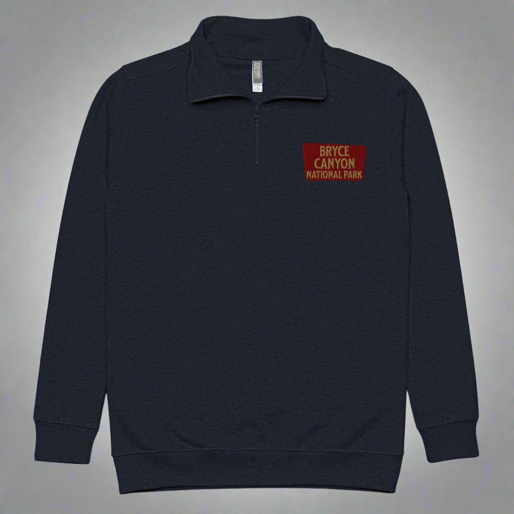 Bryce Canyon National Park 1/4 Zip Fleece Pullover - Parks ApparelSweater