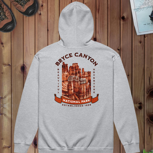 Bryce Canyon National Park Full Zip Hoodie - Parks ApparelFull Zip Hoodie
