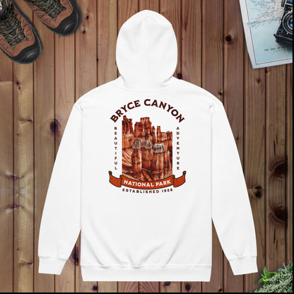 Bryce Canyon National Park full zip hoodie alternate apparel color or product angle