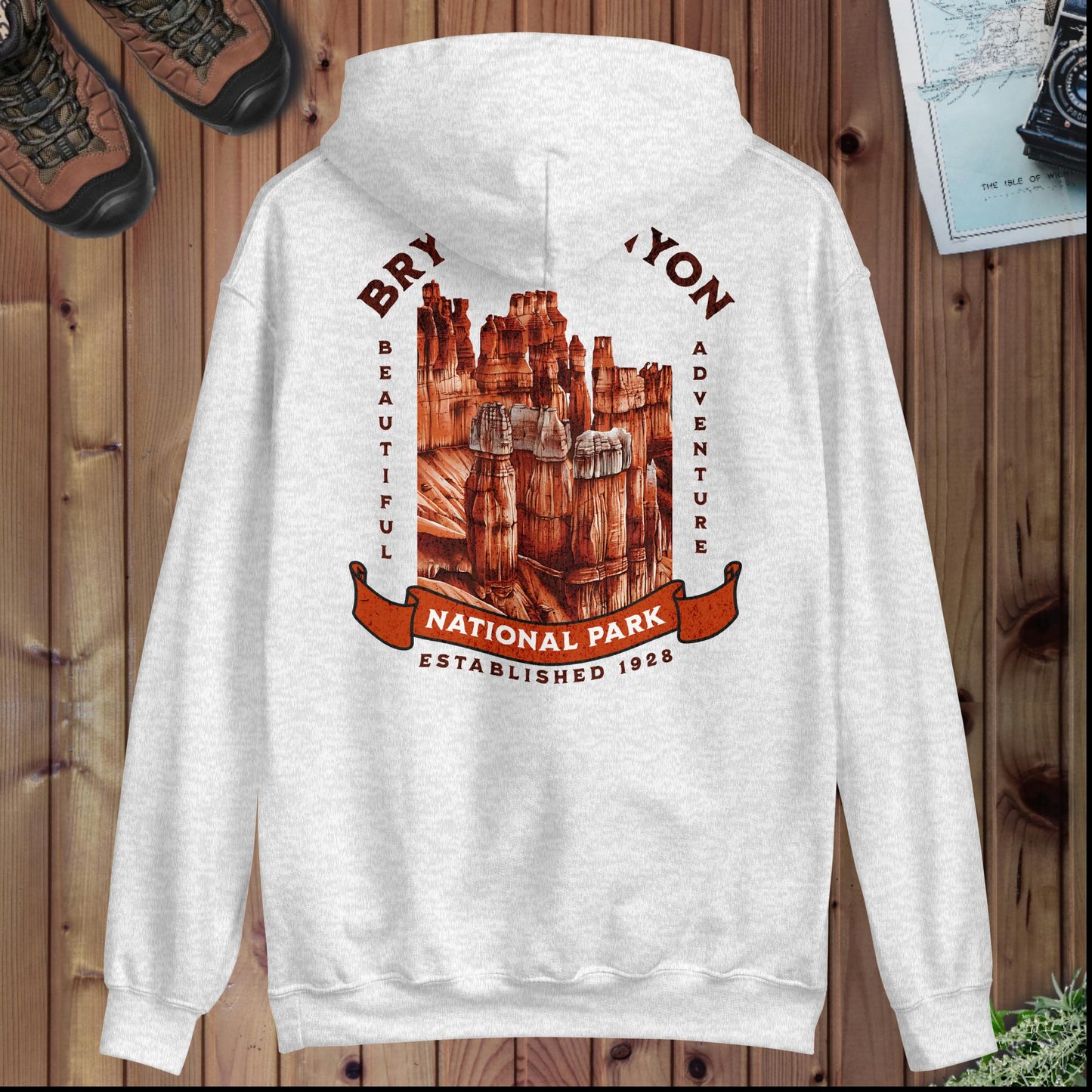 Bryce Canyon National Park hoodie alternate apparel color or product angle