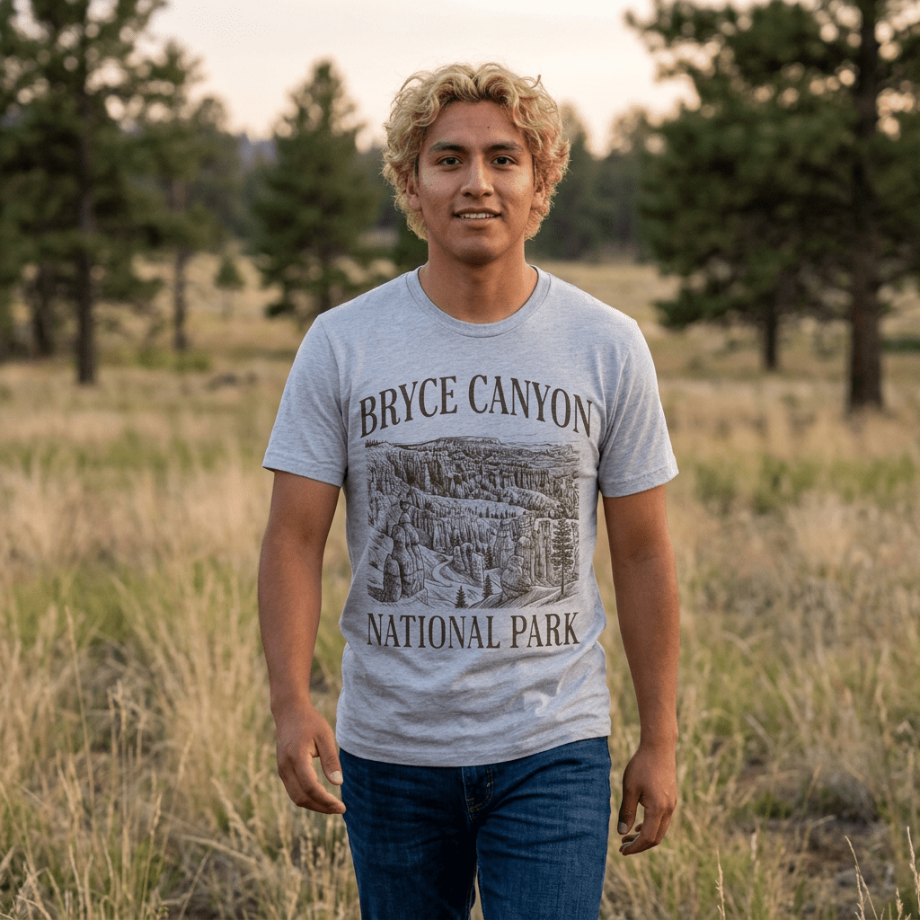 Bryce Canyon National Park Rustic Graphic T-Shirt - Parks ApparelT-Shirt