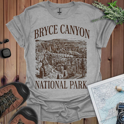 Bryce Canyon National Park Rustic Graphic T-Shirt - Parks ApparelT-Shirt