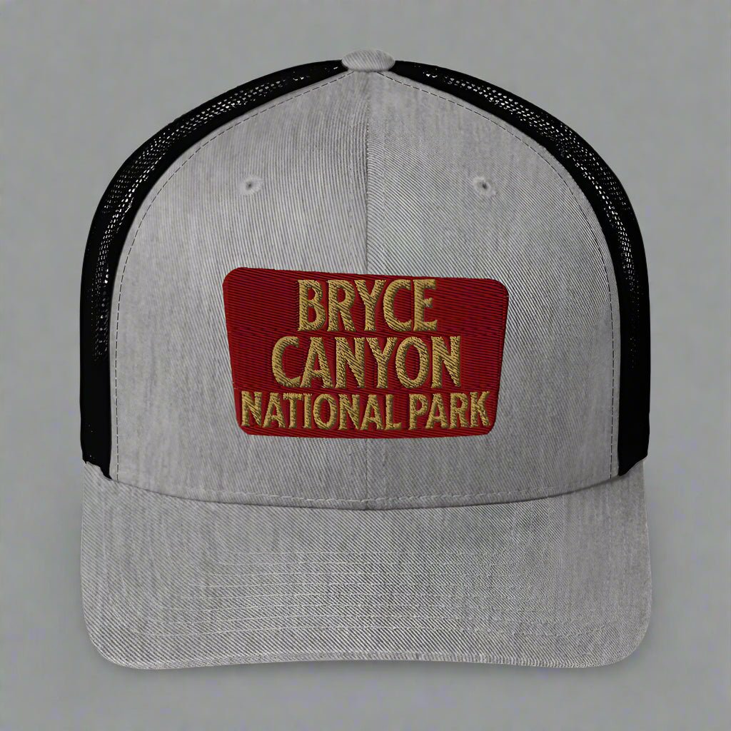 Bryce Canyon National Park Sign Embroidered Trucker Hat - Parks Apparelhat