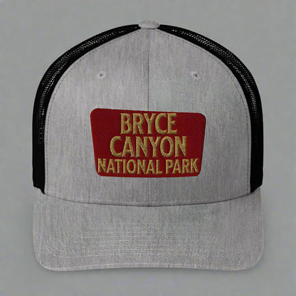 Bryce Canyon National Park Sign Embroidered Trucker Hat - Parks Apparelhat