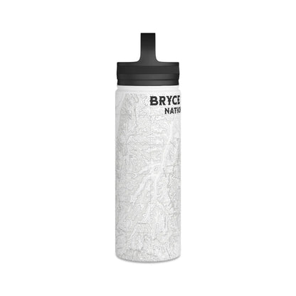 Bryce Canyon National Park Topographic Steel Water Bottle Handle Lid - Parks Apparelwater bottle
