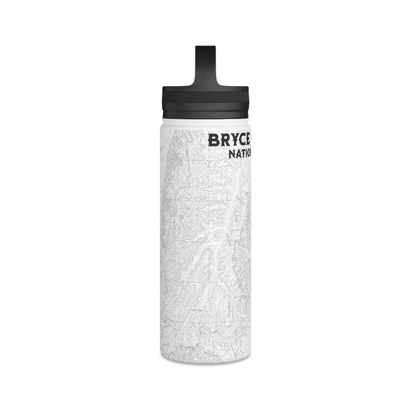 Bryce Canyon National Park Topographic Steel Water Bottle Handle Lid - Parks Apparelwater bottle