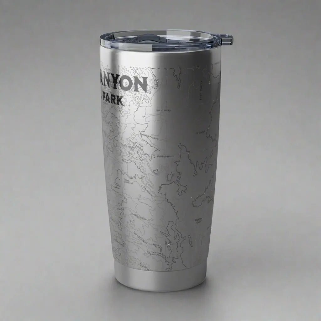 Bryce Canyon National Park Topographic Tumbler 20oz - Parks ApparelMug