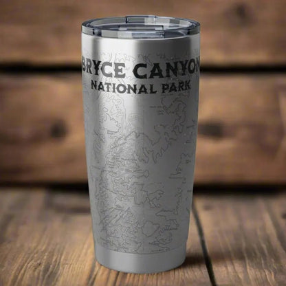 Bryce Canyon National Park Topographic Tumbler 20oz - Parks ApparelMug