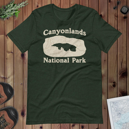 Canyonlands Mesa Arch Topo Tee - Parks ApparelT-Shirt