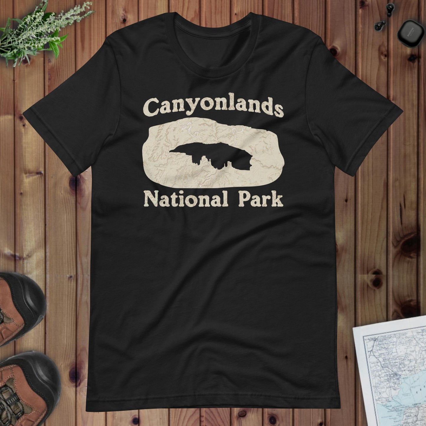 Canyonlands Mesa Arch Topo Tee - Parks ApparelT-Shirt