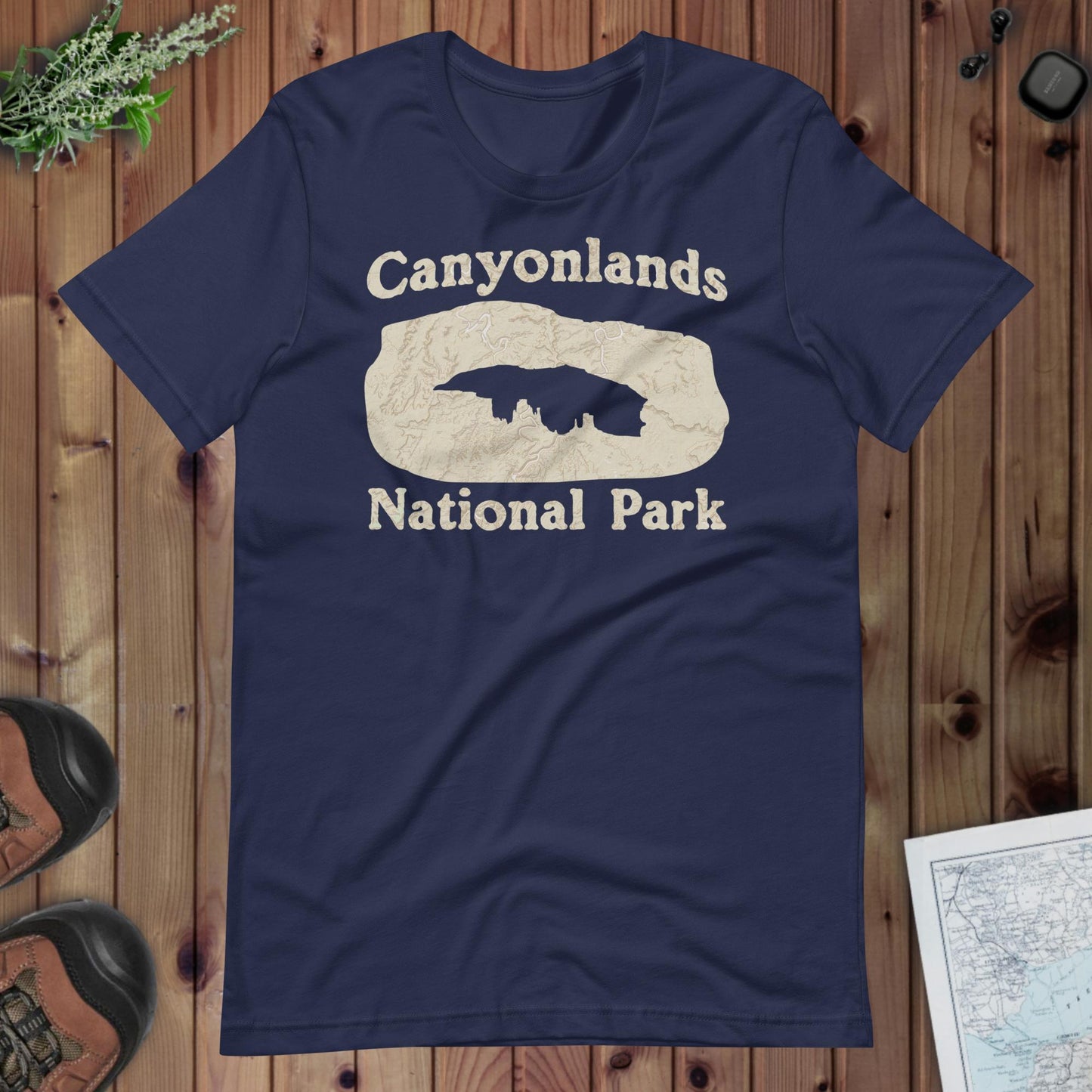 Canyonlands Mesa Arch Topo Tee - Parks ApparelT-Shirt