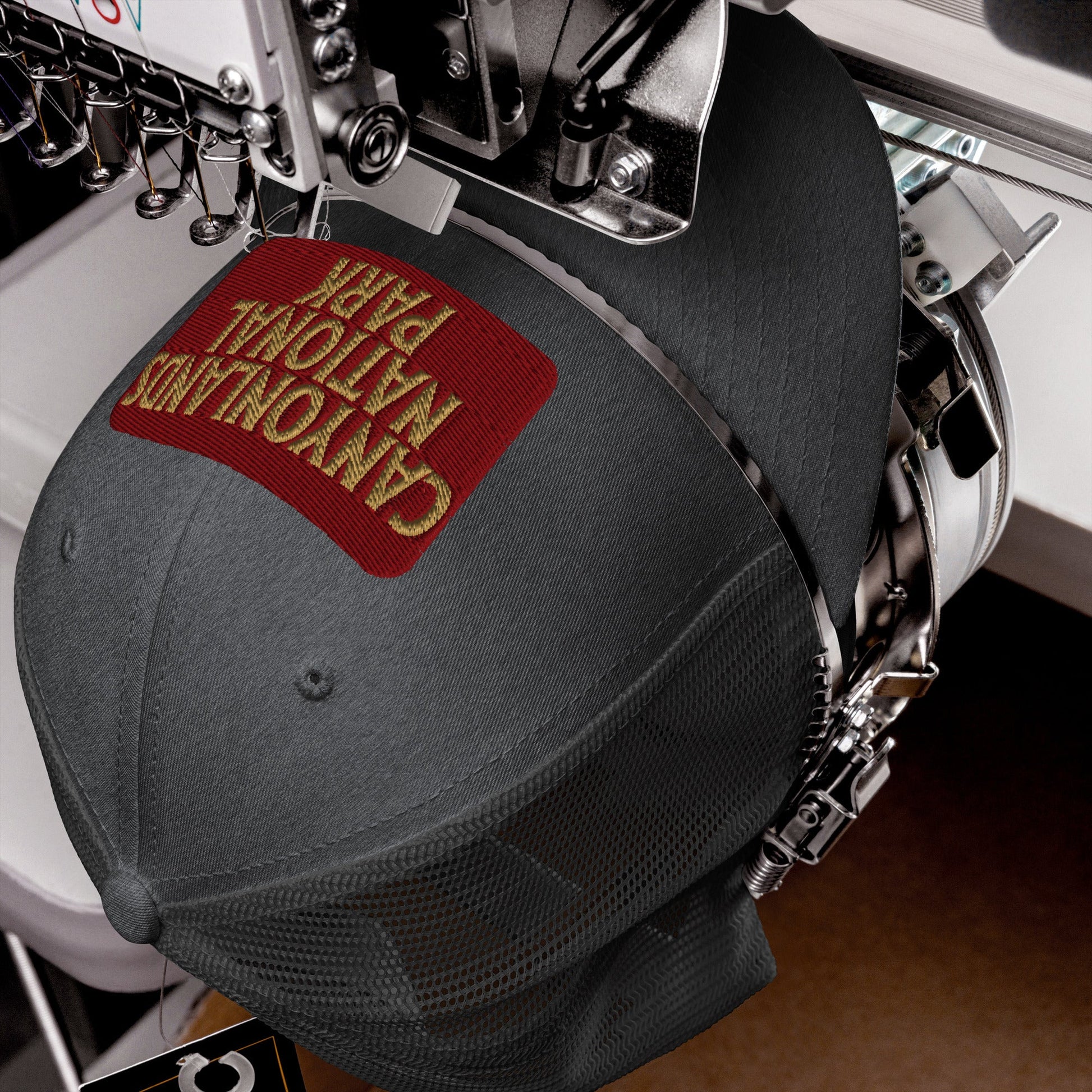 Canyonlands National Park Sign Embroidered Trucker Hat - Parks Apparelhat