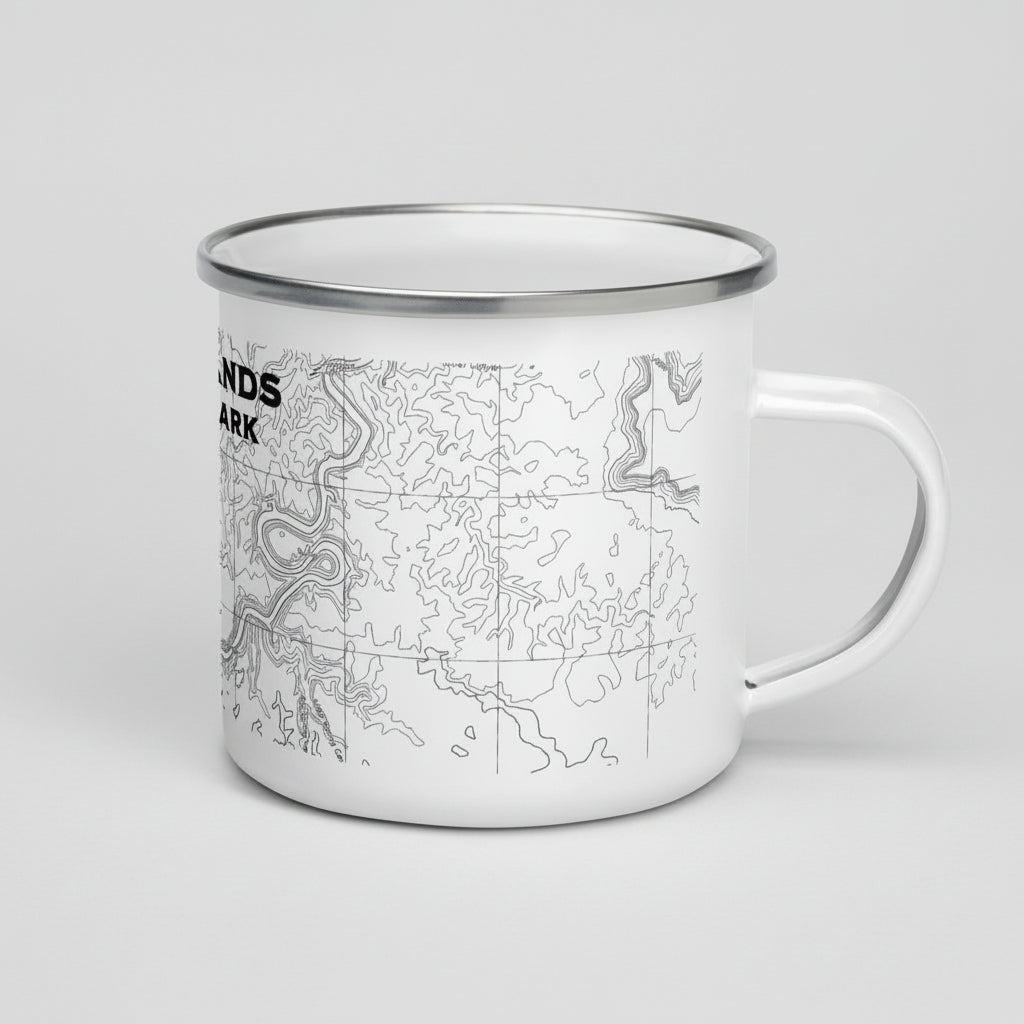 Canyonlands National Park topographic camp mug alternate product angle
