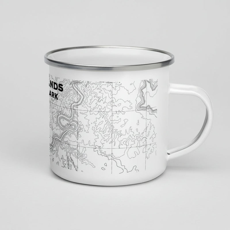 Canyonlands National Park topographic camp mug alternate product angle